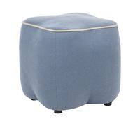 Pouffe JUNO Fabric Light Blue