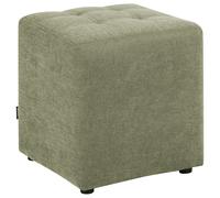 Beliani Pouffe KANSAS Fabric Green, Green