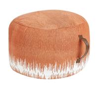 Beliani Pouffe KAWAI Cotton Orange, Orange