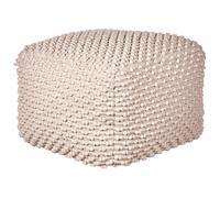 Pouffe KINGRI Cotton Taupe