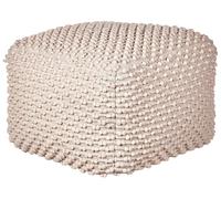 Pouffe KINGRI Cotton Taupe
