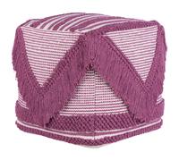 Pouffe KOCHI Cotton Pink
