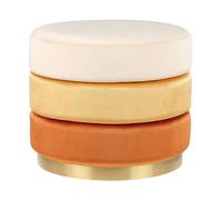 Pouffe LOUIN Velvet Orange