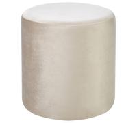 Pouffe LOVETT Velvet Light Beige