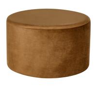 Beliani Pouffe MILLEN Velvet Golden Brown, Brown