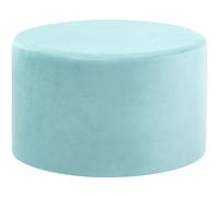 Pouffe MILLEN Velvet Mint Green 61 cm 61 cm 36 cm