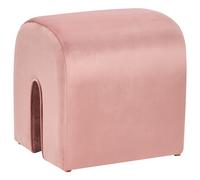 Beliani Pouffe Modoc Velvet Pink