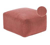 Pouffe MUKKI Cotton Light Red