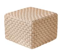 Beliani Pouffe Nalli Light Beige 50/50cm 35cm