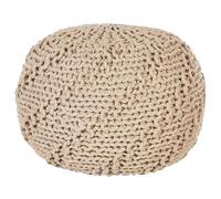 Pouffe PRIENE Cotton Beige