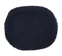Pouffe PRIENE Cotton Black