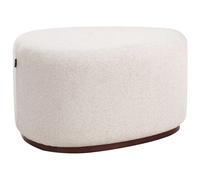 Pouffe SACO Fabric Light Beige