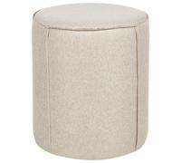 Pouffe SEDONA Faux Linen Beige