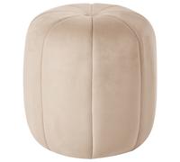 Beliani Pouffe SELBY Velvet Beige
