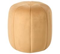 Beliani Pouffe Selby Velvet Mustard