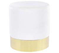 Beliani Pouffe SOPHIA Velvet White, White