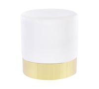 Beliani Pouffe SOPHIA Velvet White, White