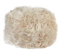 Pouffe TUKKI Faux Fur Light Beige