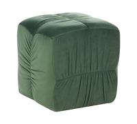 Pouffe TURLEY Velvet Dark Green