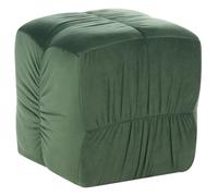 Pouffe TURLEY Velvet Dark Green
