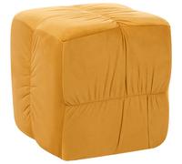 Pouffe TURLEY Velvet Mustard