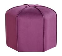 Beliani Pouffe WISHEK Velvet Purple