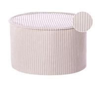 Beliani Pouffe ZIKRIA Velvet Light Beige