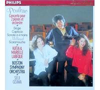 Poulenc: Concerto for 2 Pianos and Orchestra / Elégie / Capriccio / Sonata for Piano Duet / Milhaud: Scaramouche
