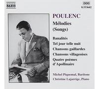 Poulenc : Melodies