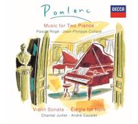Poulenc / Roge, Pascal - Poulenc: Sonata For 2 Pianos / Violin Sonata Etc - SHM