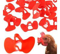 Poultry Accessories - 100Pcs Chicken Pinless Peepers with Pliers, Anti-Injury Chicken Glasses to Prevent Bullying, Supplies