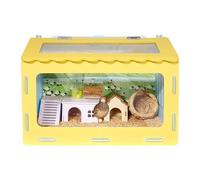 Poultry Brooding Cage - Ventilated Hatchling Raising Box, Transparent Viewing Panel, Controlled Warmth Nursery Unit | Chick Quail Starterr Habitat for Small Space Farming, Backyard Rearing System