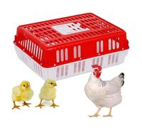 Poultry Carrier Crate, Plastic Chicken Transport Crate Carrier Cage, Jaulas Para Gallinas, Crates Transport Box, Handle Design, Four Corner Stiffeners, Can Be Stacked Up to 10 Storeys High