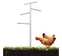 Poultry Climbing Frame - 120cm wood metal 4-level perch space-saving load-bearing chicken structure outdoor farm backyard lawn coop home roosting playing durable stable | Perfect for poultry use
