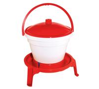 Kerbl Poultry Waterer 12 L Plastic Pet Bowl Water Container Food Safe 71120