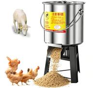 Poultry Feed Processor & Crusher, 1800W Vegetable Chopper Electric with 4 Blades, 50-120Kg/h Multi-functional Vegetable Chopper for Farms, Ranches & Livestock Breeding 1000W