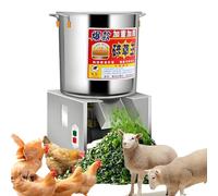 Poultry Feed Processor, Heavy-Duty Vegetable Chopper, 1800W, 3500 RPM Commercial Food Processor with 4 Blades, 50-120kg/H Output for Feed and Fruits