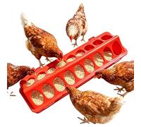 Poultry Feeder Anti-Leak Easy-Fill Animals Bowl