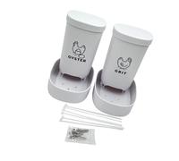 Poultry Feeder Chicken Shells and Grit Easy and Clean Design Stable Base Pocket Farm Home Poultry Dispenser