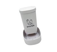 Poultry Feeder Chicken Shells and Grit Easy and Clean Design Stable Base Pocket Farm Home Poultry Dispenser