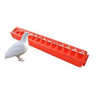 Poultry Feeder,Poultry Food Brooding Trough | Farm Chick Feeder | for Turkey Pigeon Duck Bird Quail Backyard Coop Farm Outdoor