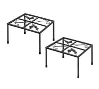 Poultry Feeding Station - Chicken Drinker Support, Heavy Duty Metal Frame, Durable Raised , Secure Feeding Station | for Backyard Farm, CC,