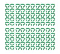 Poultry Feet Rings Open Type Buckle Reusable Durable PP Material Easy to Install and Remove for Chicken Duck Goose Breeding Identification Accessory 100 Pcs (25mm)