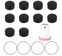 Poultry Fountain Renewal Waterer Parts, Compatible with Miller PPF3 PPF5 PPF7 10 Replacement Cap 4 O-Ring Poultry Fountain Renewal Parts Kit 3/5/7 Gallon