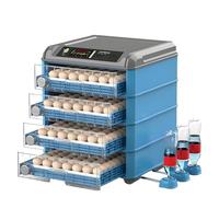 Poultry Hatcher Machine with Automatic Egg Turning, Temperature & Humidity Control and LEgg IncubatorED Screen, 12Eggs