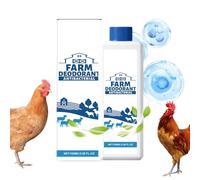 Poultry House Odor Eliminator,Farming Solution 100ml - Odor Eliminator Spray for Livestock - for Bird Lofts Quail Rack Chicken Coops Duck Sheds Bunny Hutches