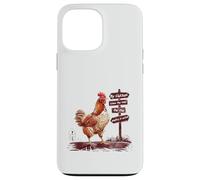 Poultry In Motion Funny Chicken Rooster Pun Farm Animal Case for iPhone 13 Pro Max