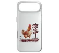 Poultry In Motion Funny Chicken Rooster Pun Farm Animal Case for iPhone Air