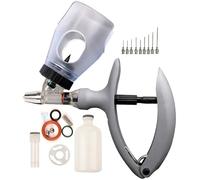 Poultry Injection Gun Syringe Injector, Bottle Automatic Livestock Continuous Syringes for Animal-Vaccine Administration(B-5ml)