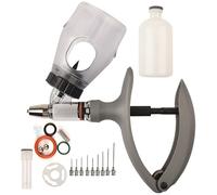 Poultry Injection Gun Syringe Injector, Bottle Automatic Livestock Continuous Syringes for Animal-Vaccine Administration(C-2ML)